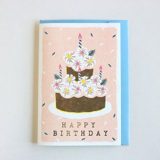 【Green Flash】Birthday Card (flower cake)