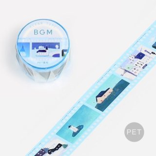 【BGM】 クリアテープ (スペシャル｜フィルム・水色）