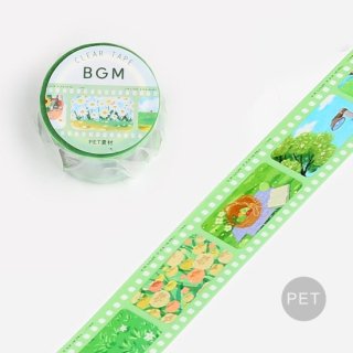 【BGM】 クリアテープ (スペシャル｜フィルム・緑）