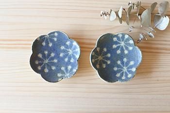 大関信一｜阿部美智代｜花型小皿｜作家のうつわ通販｜うつわギャラリー陶和
