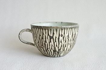薮本寛之　スープカップ 薮本寛之｜皿｜スープカップ｜泡｜グレー｜うつわギャラリー陶和