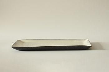 奥田章｜New刷毛目｜幅広角皿｜作家のうつわ通販｜うつわギャラリー陶