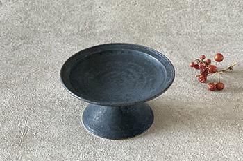 コンポート|黒サビ|陶器|村上直子|器のしごと|和食器 コンポート|黒サビ|陶器|村上直子|器のしごと|和食器