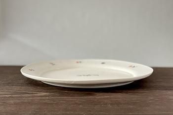 日野沙織｜リム皿｜大｜絵付け｜動物｜作家のうつわ通販｜うつわ