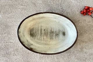 オーバル鉢 / スクラッチ - マノメ タカヒロ - 