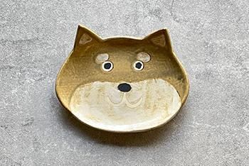 コイケヨシコ｜お皿｜ダックス｜柴犬｜取皿｜ケーキ皿｜作家のうつわ