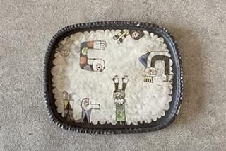 高山愛｜象嵌｜王様｜お皿｜食器｜うつわギャラリー陶和