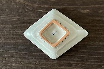 石井桃子｜花唐草｜ひし形小皿｜作家のうつわ通販｜うつわギャラリー陶和