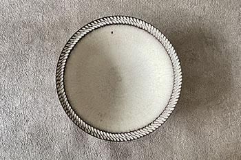 山本雅則｜リム皿｜白｜作家のうつわ通販｜うつわギャラリー陶和