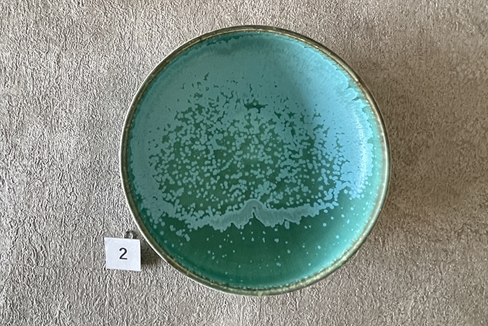 宮本めぐみ 洗浄あり トルコ釉オーバル皿 2枚セット 現行品