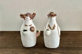 作者不明 作家物 一輪挿し Rose Cabat Berndt Friberg
