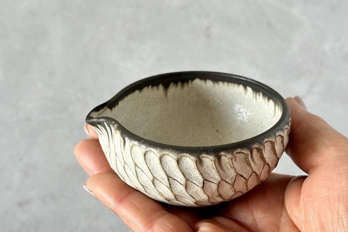 山本雅則｜ミニ片口｜白｜作家のうつわ通販｜うつわギャラリー陶