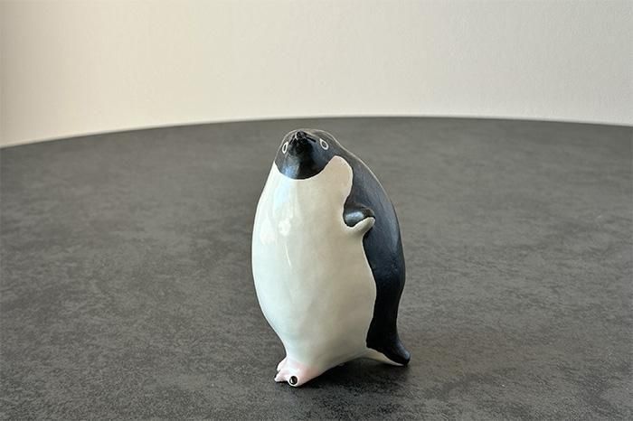 ☆ ペンギン ☆ 工藤ちえ奈｜ペンギン｜アデリーペンギン｜フリッパー｜一輪挿し