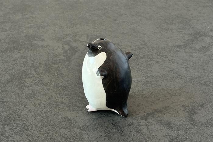 ☆ ペンギン ☆ 工藤ちえ奈｜ペンギン｜アデリーペンギン｜フリッパー｜一輪挿し