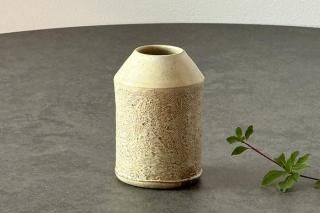 陶器　一輪挿し　作家物 作家 沖本東 一輪挿し 青釉 ¥2,640 大人の焼き物