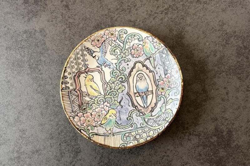 雨と陶｜五寸皿｜小鳥園｜作家のうつわ通販｜うつわギャラリー陶和