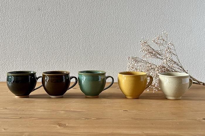 矢口桂司｜マグカップ｜益子焼｜5種