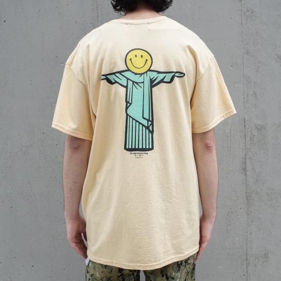THE DAWN B SMILE JESUS T-Shirt / Vegas Gold