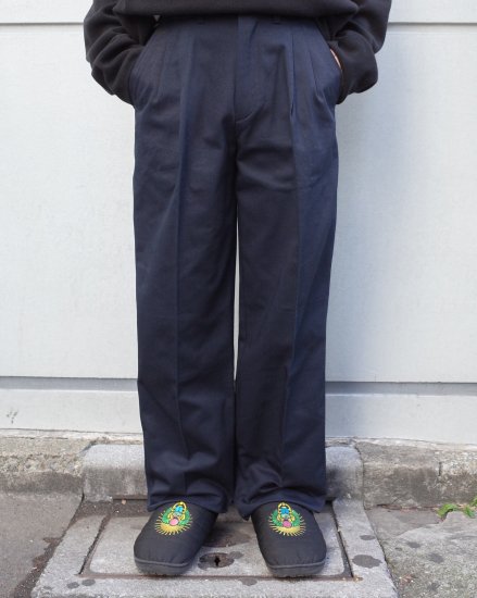 DEAD STOCK 1990s Europe Levis Slacks Trousers Made in Italy /Winter Fabric /Navy