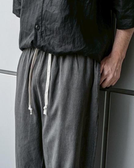 ANDER ORIGINAL POISON EASY PANTS / OFF BLACK / TEENAGER