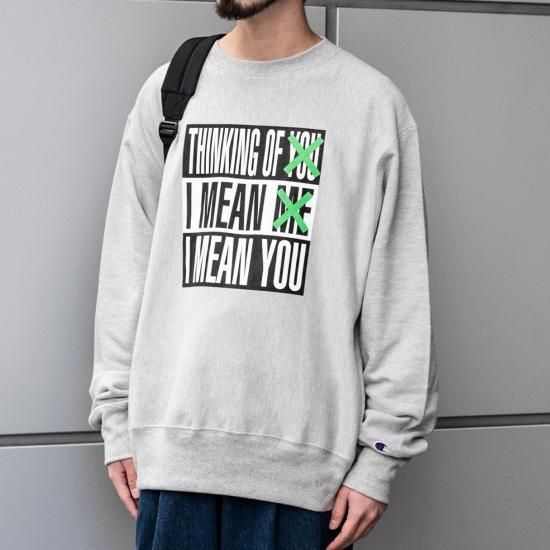 Barbara Kruger Limited Model / Champion Reverse-Weave - TEENAGER