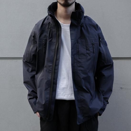43 SIZE S 2000s British Military Royal Navy WET WEATHER GORE-TEX Jacket /  Zip repair type - TEENAGER