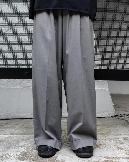 F.U.L.L EASY SLACKS / GREY / Made in Japan - TEENAGER Online