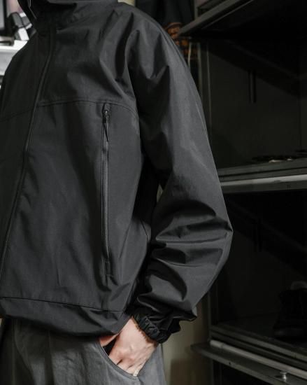 ES.1 3layer ナイロンジャケット ブラック サイズL ES.1 NYLON JACKET - TEENAGER Online Store