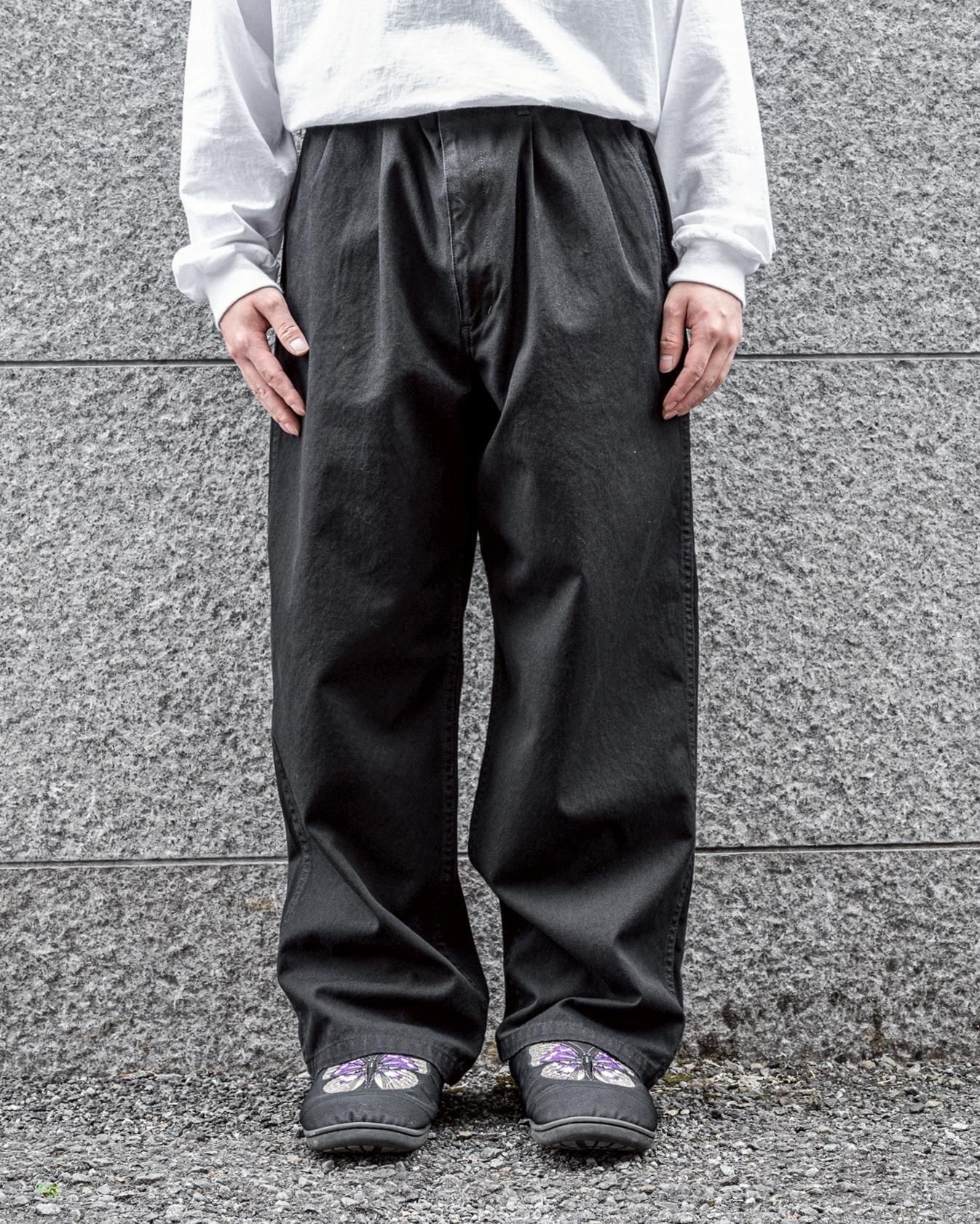 STABILIZER GNZ Reverse Pleated Trousers - TEENAGER Online Store