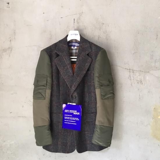 JUNYA WATANABE COMME des GARCONS MAN ウールヴィスコースチェック