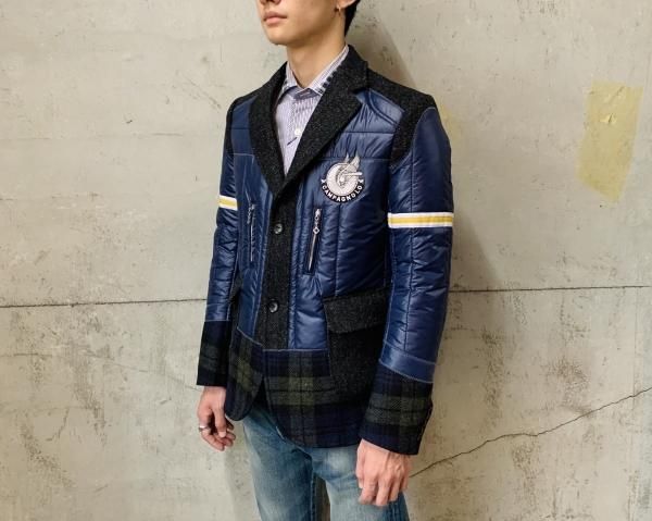 JUNYA WATANABE COMME des GARCONS MAN ナイロンタフタ×ウール JUNYA WATANABE COMME des GARCONS MAN ナイロンタフタ×ウール