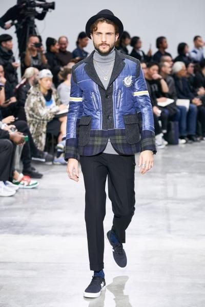 JUNYA WATANABE COMME des GARCONS MAN ナイロンタフタ×ウール