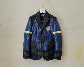 JUNYA WATANABE COMME des GARCONS MAN ナイロンツイル×ウールモヘア