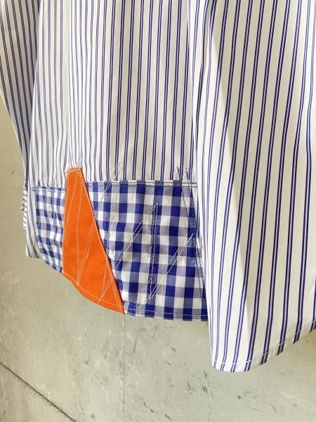 JUNYA WATANABE COMME des GARCONS MAN綿ストライプ×多素材 JUNYA WATANABE COMME des GARCONS MAN綿ストライプ×多素材