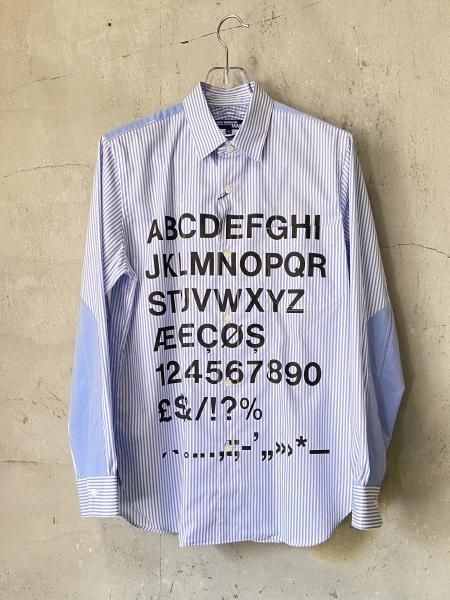 JUNYA WATANABE COMME des GARCONS MAN Helveticaストライププリント ...