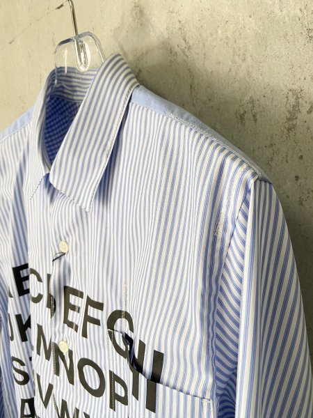 JUNYA WATANABE COMME des GARCONS MAN Helveticaストライププリント