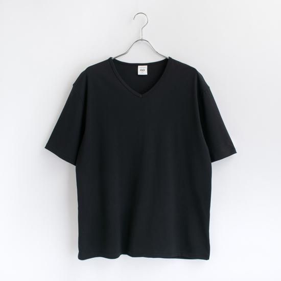 ڻۡZan;p T   V neck - BLACK