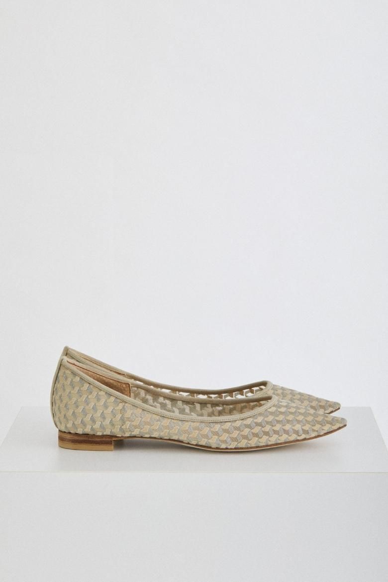 FLAT POINTED TULLE(NATURAL)