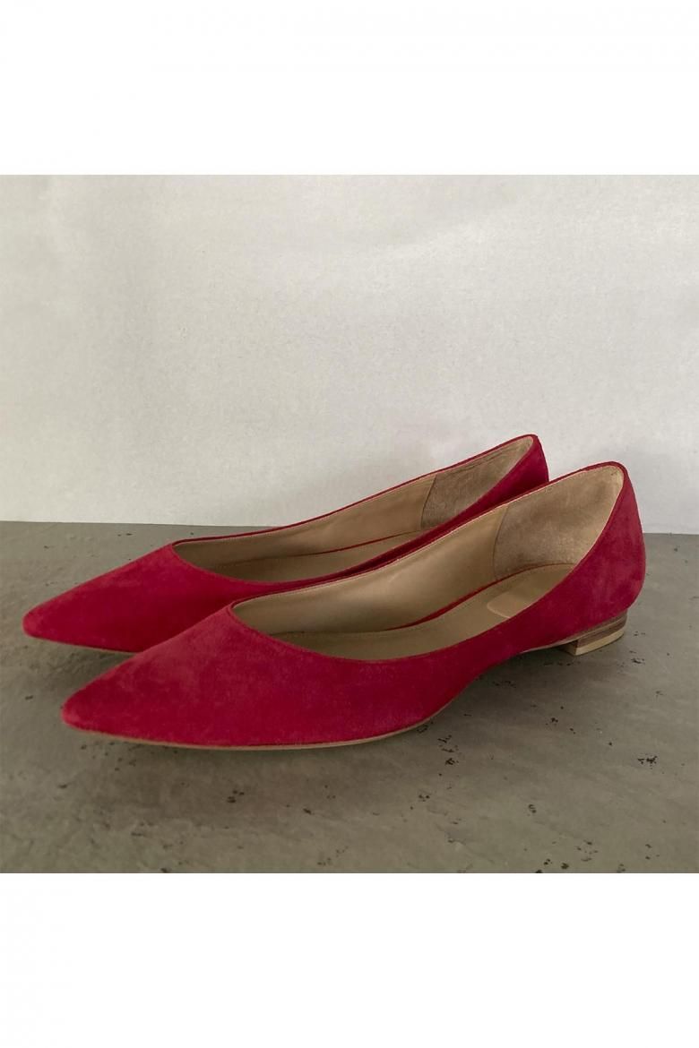 sample)THE FLAT POINTED / SIZE 38(RED)
