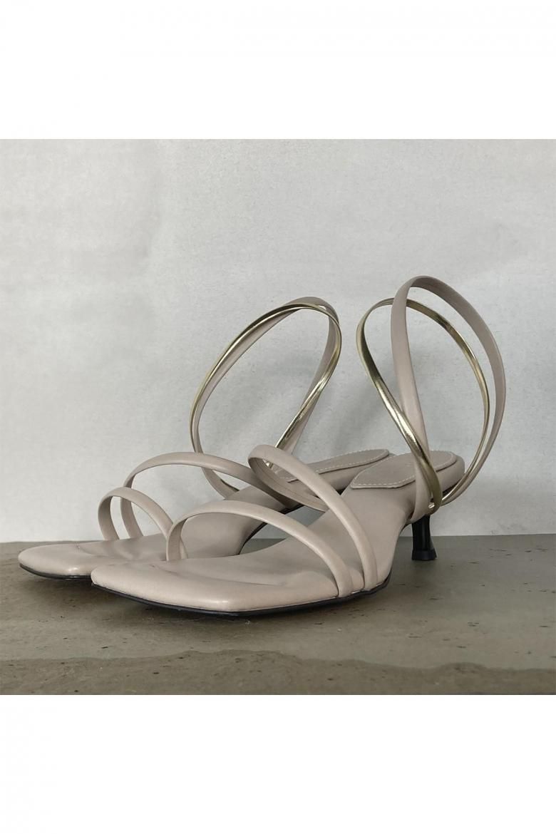 sample)TUBE HEEL SANDAL / SIZE 38(TOPE)