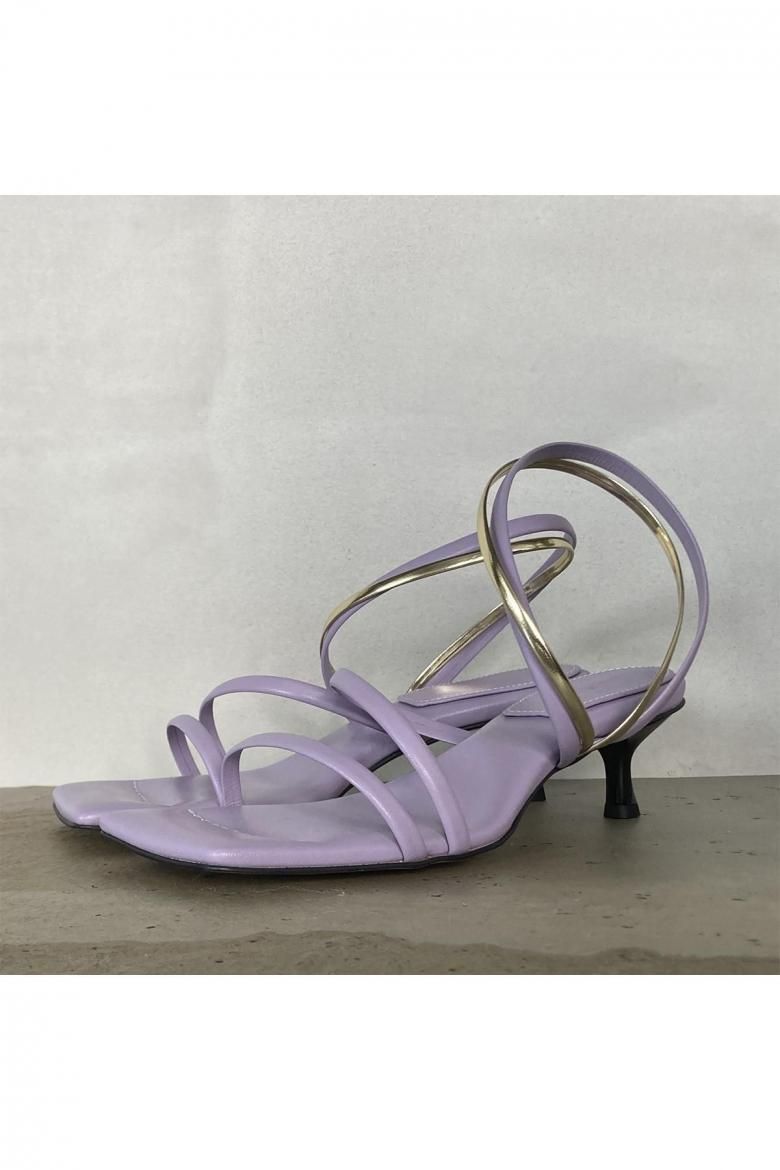 sample)TUBE HEEL SANDAL / SIZE 38(LILAC)