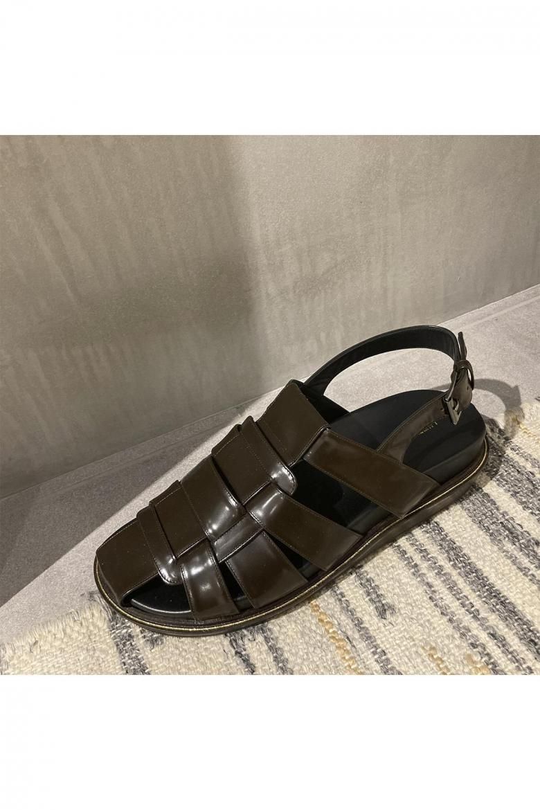 sample)FB GURKHA SANDAL / SIZE 37h(DK.BROWN)