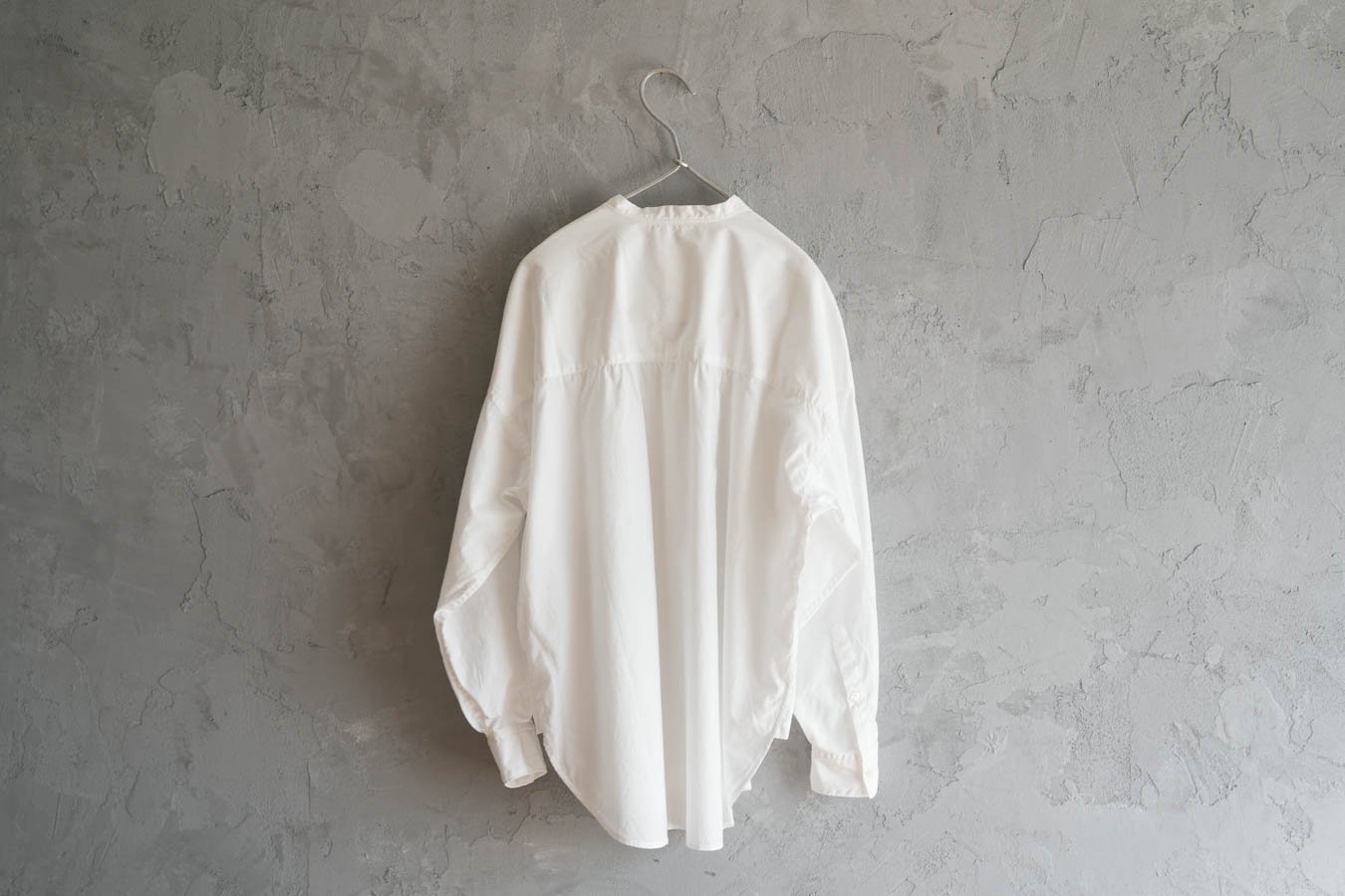 KOTON - ブロードスタンドカラーシャツ〈ホワイト〉