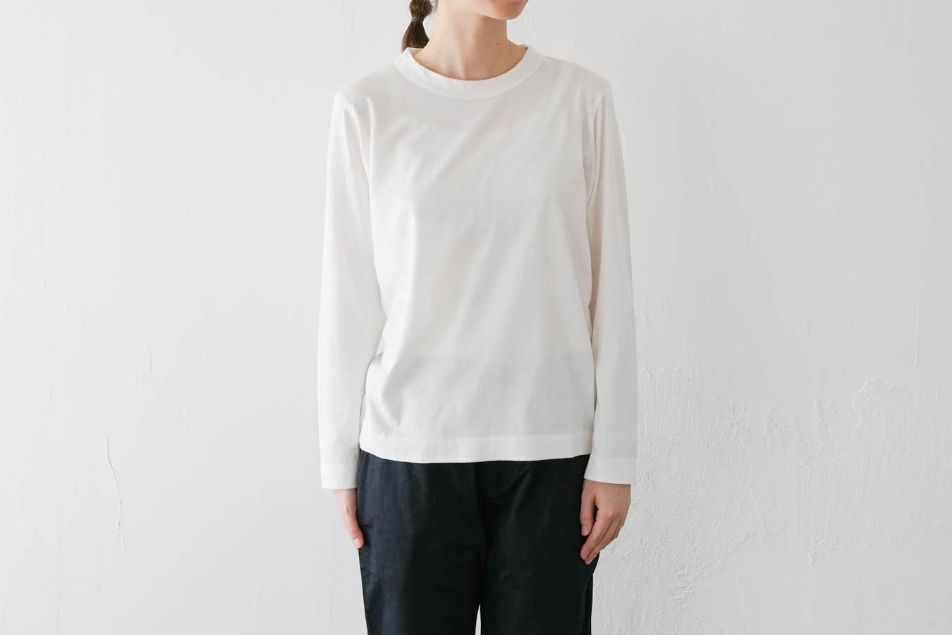 若者の大愛商品 - homspun 天竺長袖Tシャツ〈サラシ〉S-XL STABLES THE - トップス