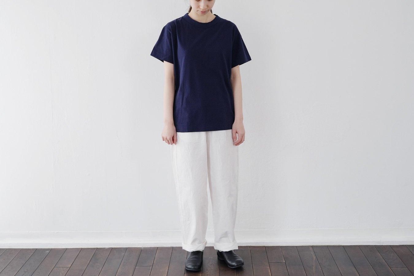 homspun - 天竺半袖Tシャツ〈ブラック〉 XL-XXL - THE STABLES