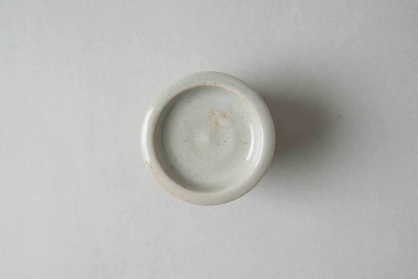 日高伸治 - 蓋つきポットS〈青白磁・象嵌〉 - THE STABLES