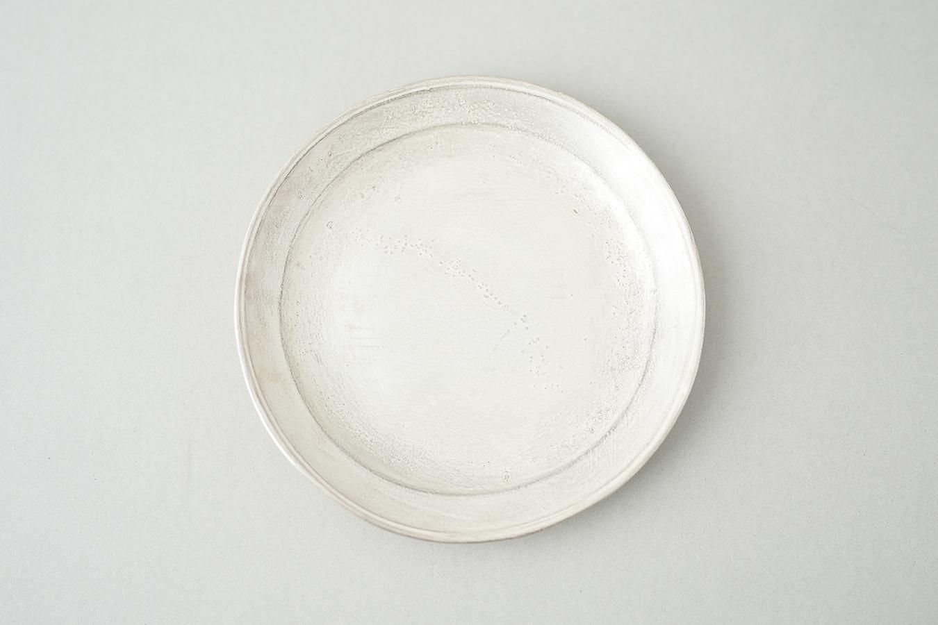 亀田大介 - 6寸リム皿〈銀彩〉 - THE STABLES online shop