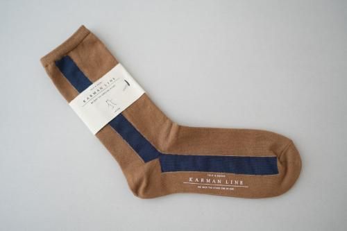 KARMAN LINE - Gemini åȥ 饤ۿå 23-25cm Camel / dark navy