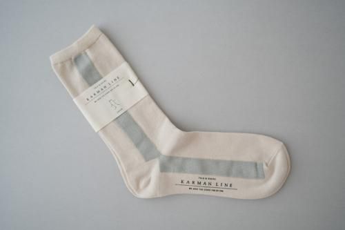 KARMAN LINE - Gemini åȥ 饤ۿå 23-25cm Ecru / dusty green