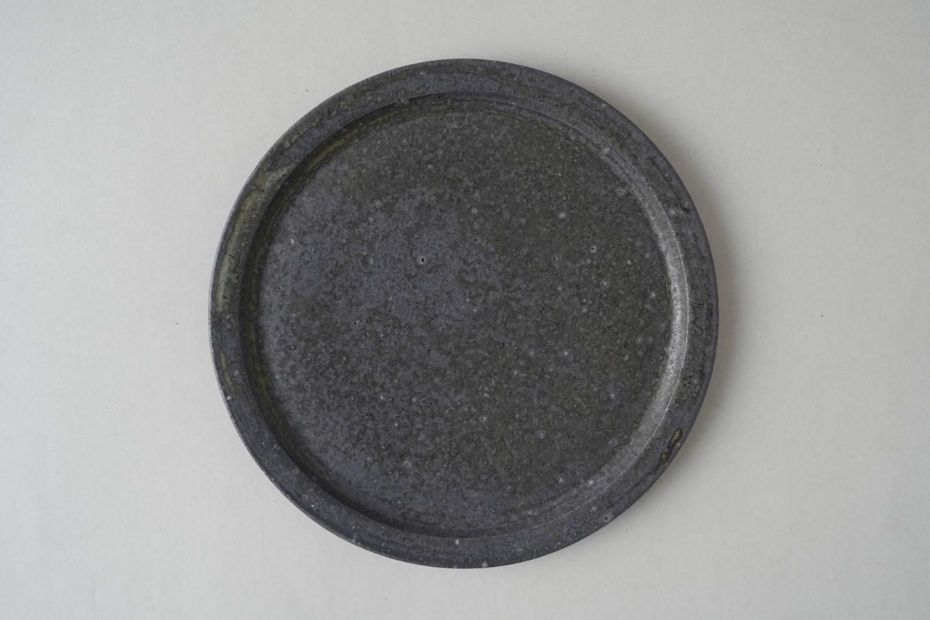 日高伸治 - リム7寸皿〈炭化〉 - THE STABLES online shop